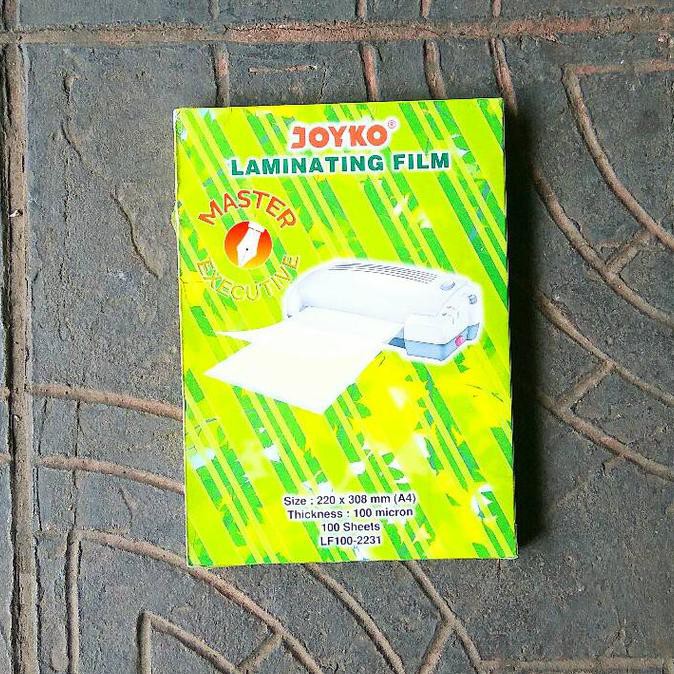 

Buruan Beli] Joyko Laminating A4 Plastik 100 Mikron / 220 X 308 Mm Lf100-2231