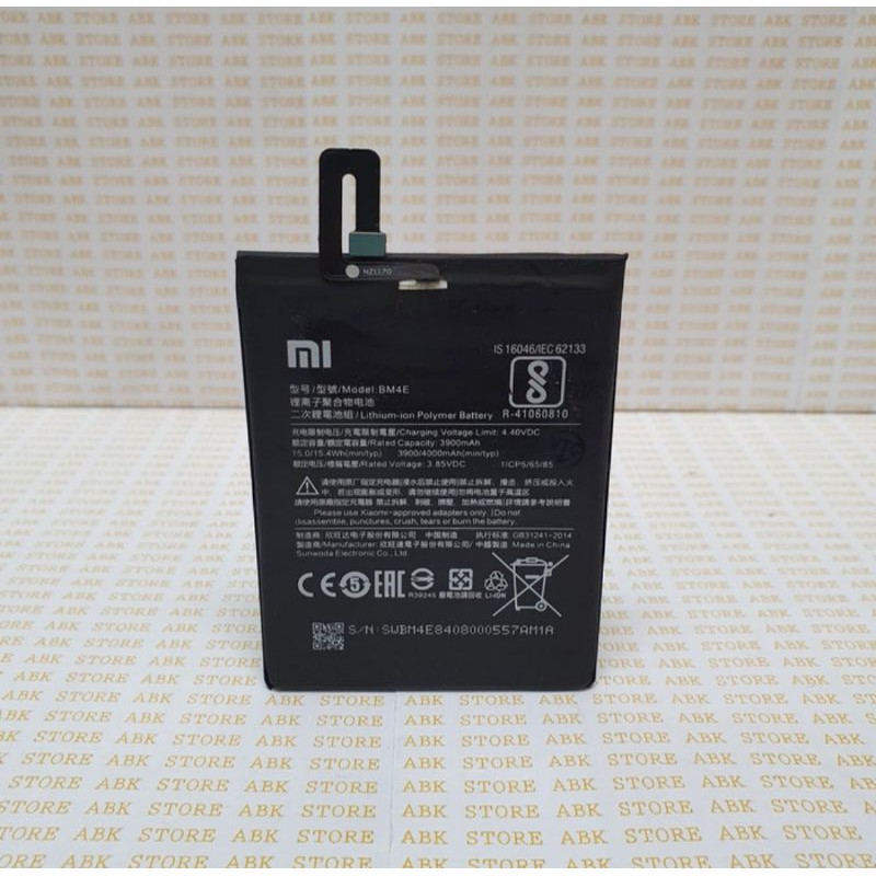 BATTERY BATRE BATRAI BATERAI XIAOMI POCOPHONE F1 BM4E ORI