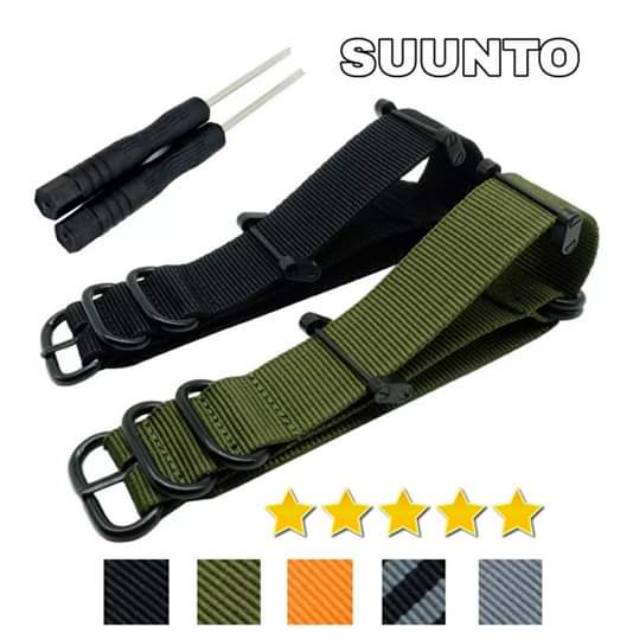 Modifikasi Strap Suunto Strap Nylon Zulu Tali Suunto