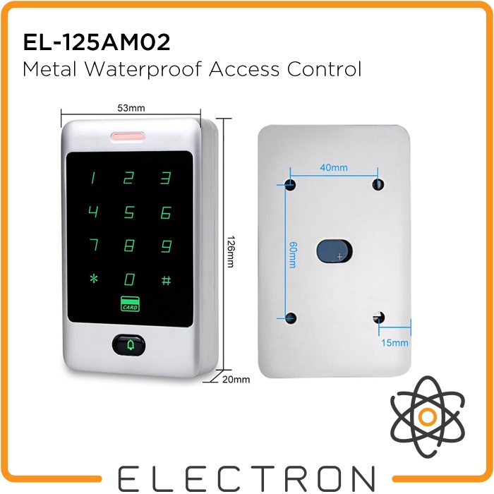 EL-125AM02 Metal Access Control RFID 125kHz Proximity Wiegand