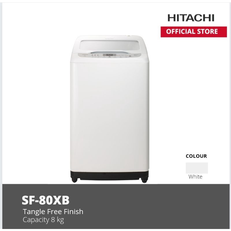 Mesin cuci Hitachi  SF-80 XB 8 KG TOP LOADING