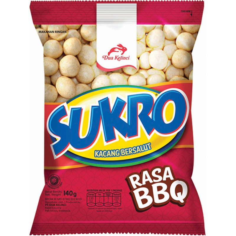 

DUA KELINCI Kacang Atom Sukro Barbeque 140g ACCJKT