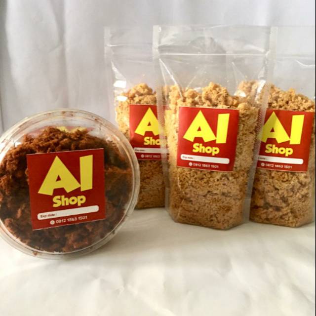 

Abon ayam Kremes kaldu ayam makanan siap saji
