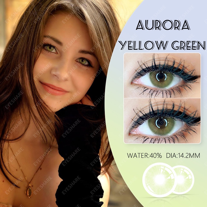 (COD)Menyinarimu Softlens Crystal 14.2mm Warna Lensa Kontak Soflen Softlen