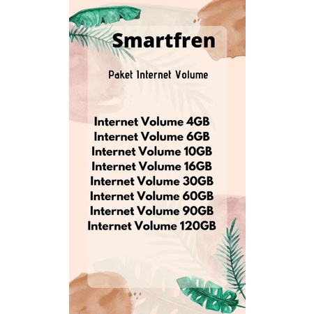 Kuota Internet Volume 6GB Smartfren