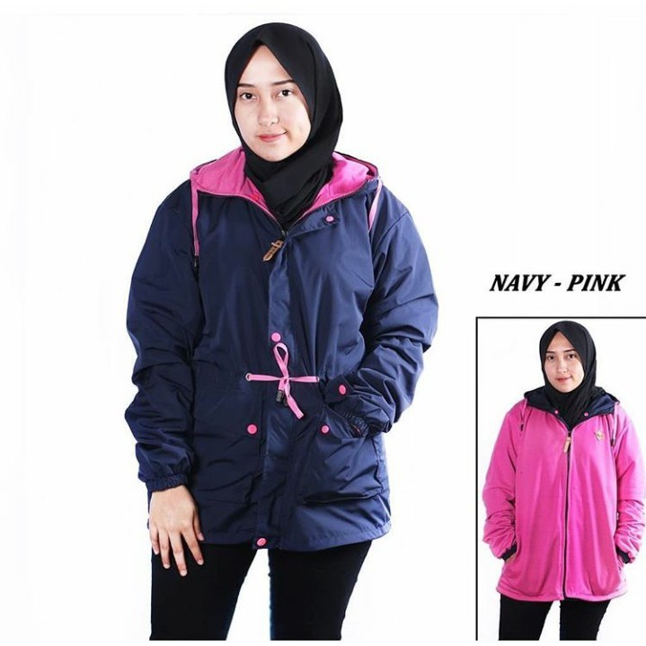 JAKET PARKA BOLAK BALIK CEWEK / JAKET PARKA BB WANITA