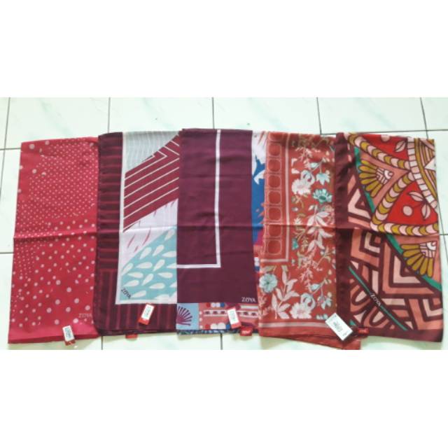 Jilbab segi empat zoya dan elzatta polos