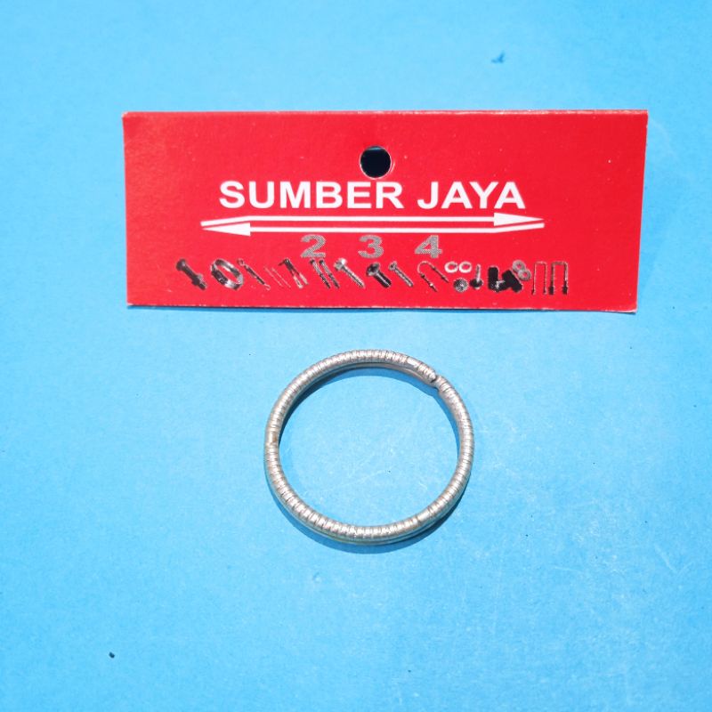 RING GANTUNGAN KUNCI DIAMETER 2,5cm BULAT ISI 6 PCS TERMURAH