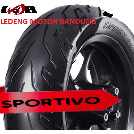 Premio 100/90-12 Sportivo Ban Tubeless Aspira Duo Massimo New Scoopy Baru Vespa