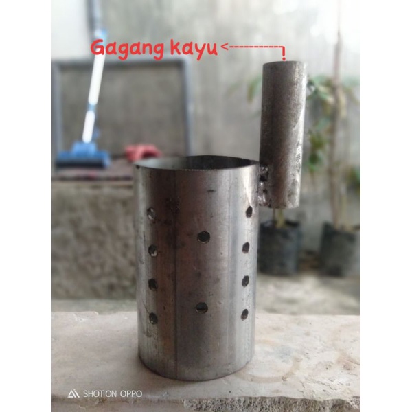 Pelubang mulsa bakar/plong bakar diameter 7,5cm