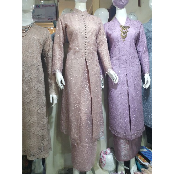 KEBAYA STELAN TILLE BROKAT /ROK TILLE ALEXSANDRIA/KEBAYA MODERN