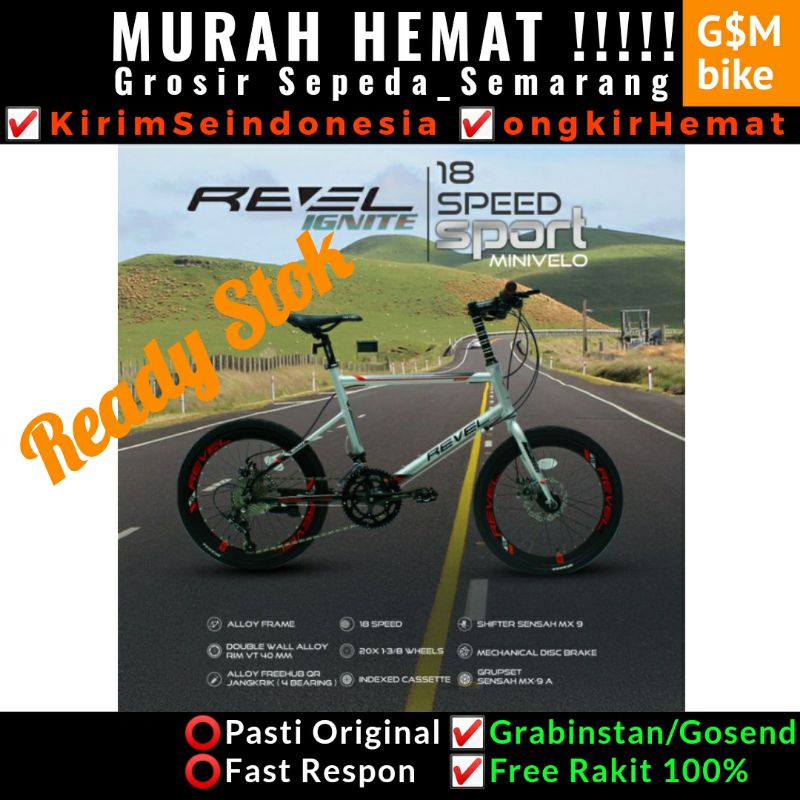 Grosir Sepeda Semarang sepeda Minivelo Revel ignite 22 inch freehub jangkrik