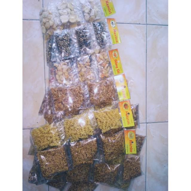 

Bumbu dapur rentengan