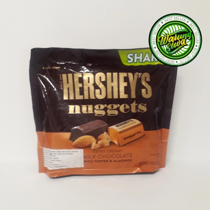

hershey's nuggets extra creamy milk chocolate 289gr