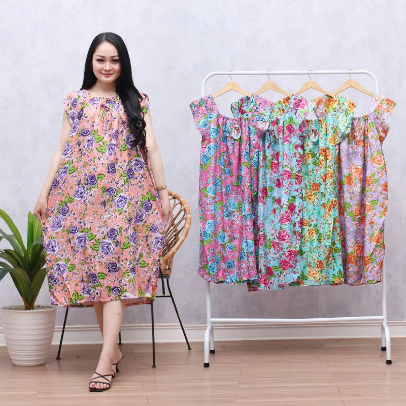 DASTER JUMBO SABBY DADA KARET BUSUI BUMIL LD 120 / PJ 95 RAYON SANTUNG HALUS
