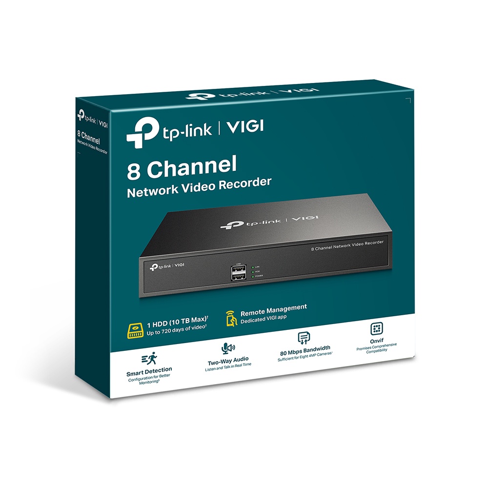 TP-Link VIGI 8 Channel Network Video Recorder VIGI NVR1008H