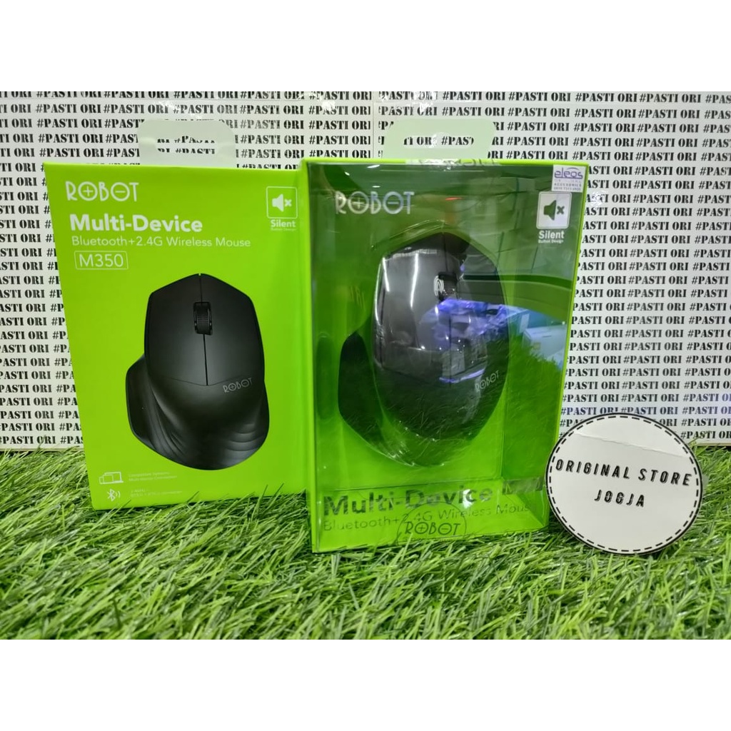 Robot Mouse Wireless Silent Dual Mode Bluetooth USB M350