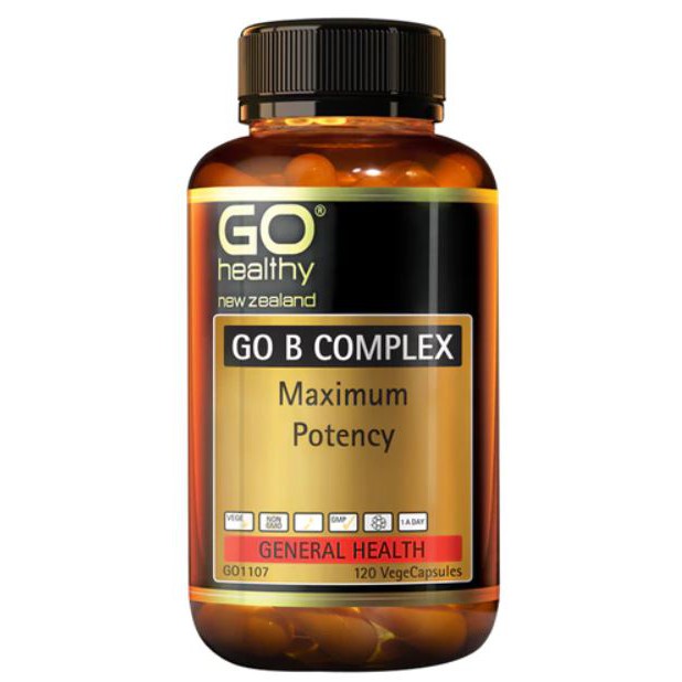 GO HEALTHY Go B Complex - Maximum Potency Vegetable Capsules