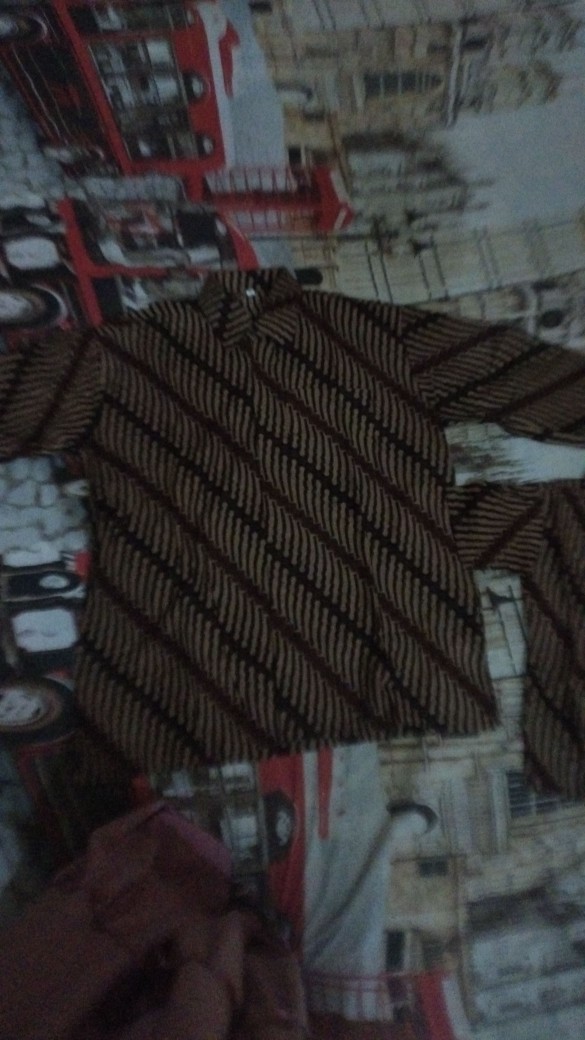 Batik Couple Keluarga Sania Ruffle Ori Ndoro Jowi Dnt Motif Rampel Coklat