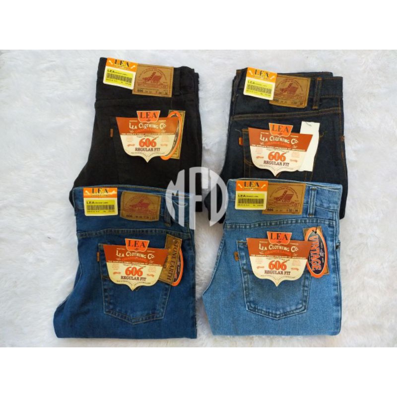 Celana Jeans Lea Standar Reguler Celana Panjang Jeans standar 28 Sampai 38