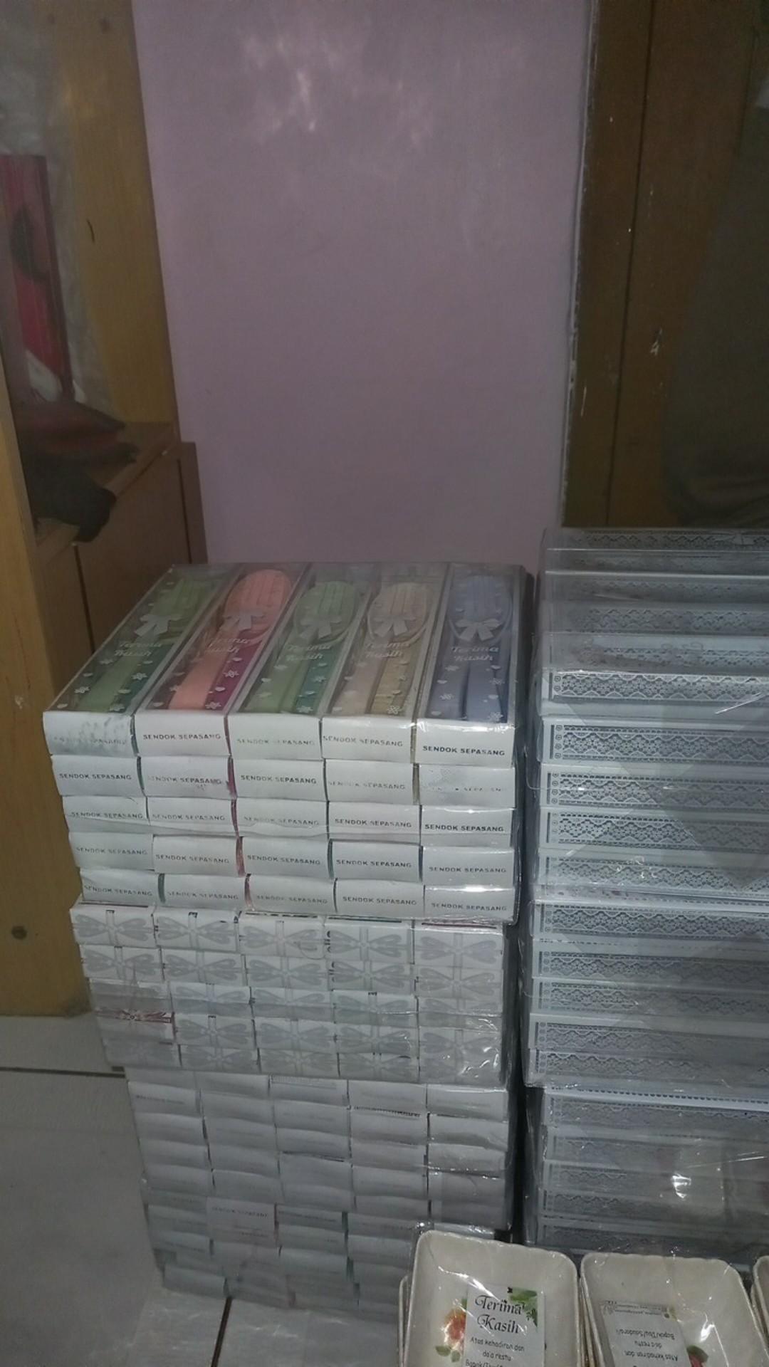 Souveniir Sgs Sendok Garpu Sumpit Melamin Import Kemas Mika