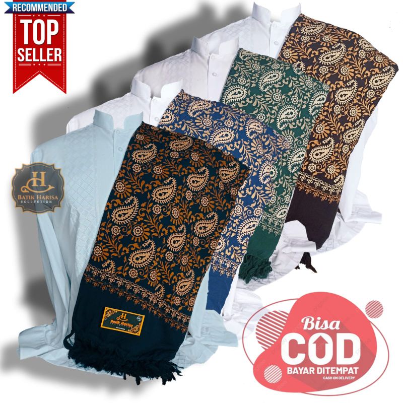 SORBAN BATIK KASHMIRI SORBAN TEROMPAH YAMAN SORBAN BATIK HARISA BAHAN RAYON HALUS REAL PICT