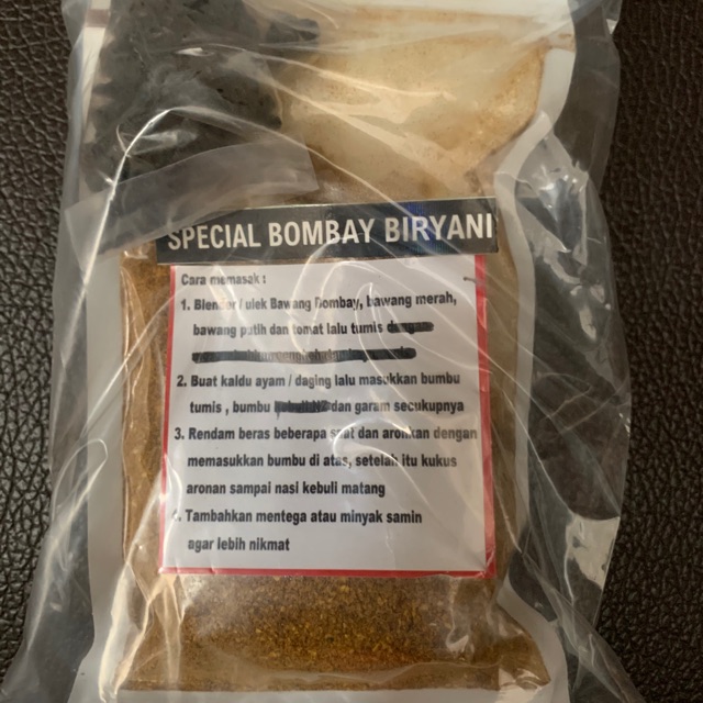 

Bumbu nasi biryani special