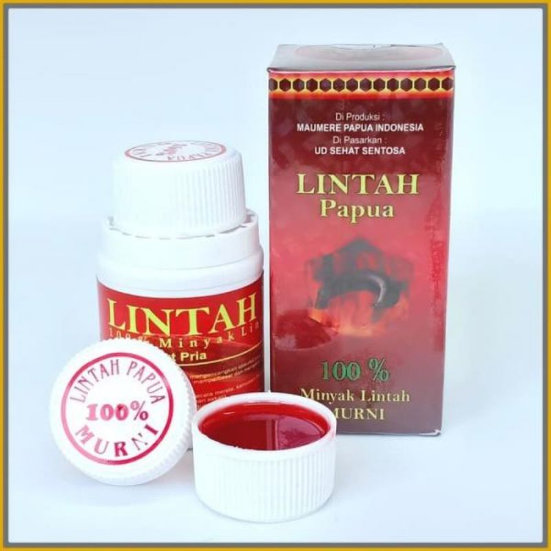MINYAK LINTAH PAPUA WARNA MERAH ORIGINAL BOS