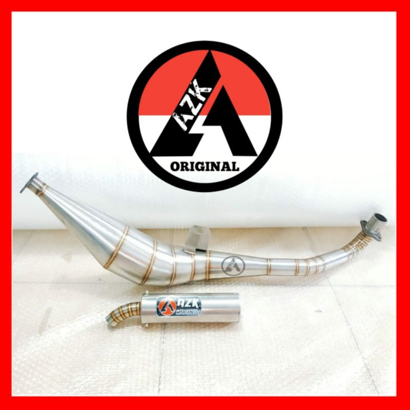 Knalpot F1Z R - Fiz r - Force1 Stainless Original AZK