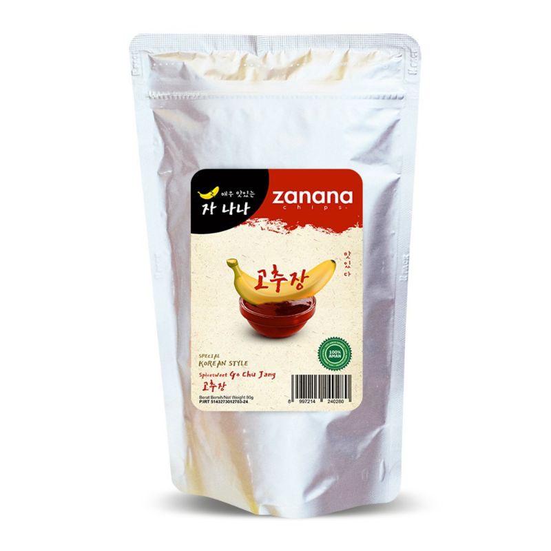 

Zanana Chips Keripik Pisang Korean Gochujang (BARU)