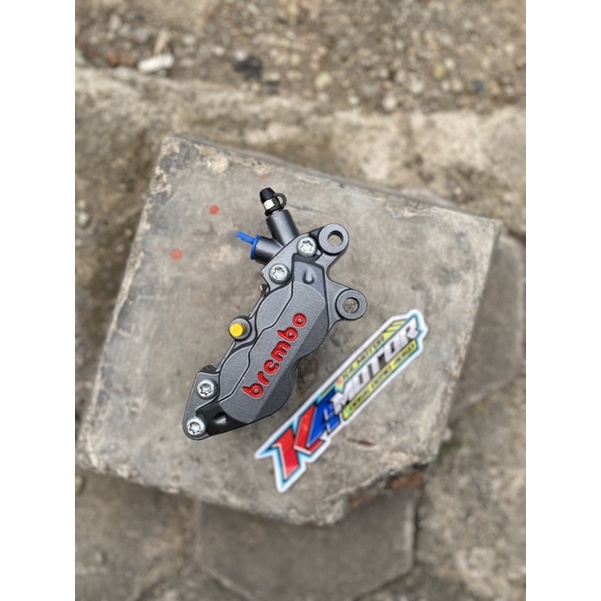 kaliper Brembo axial 4p grey kaliper depan Brembo 4 piston axial import