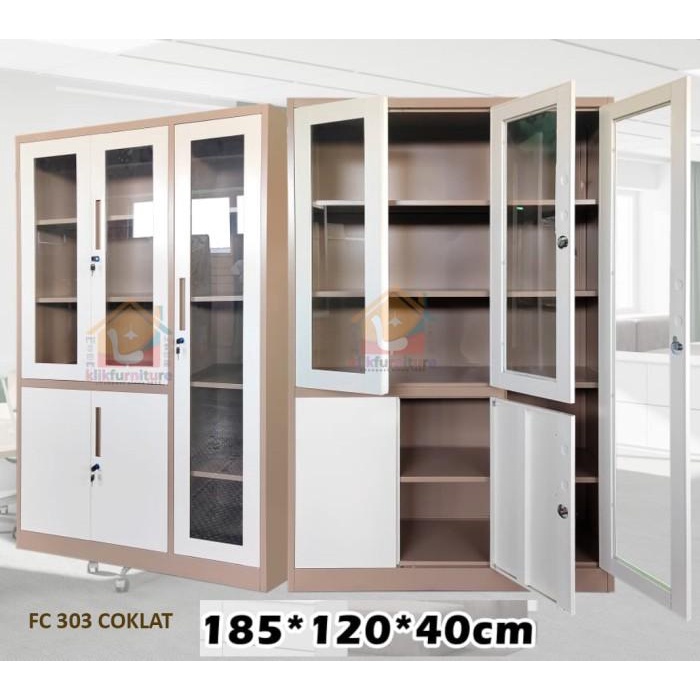 

Cabinet | Lemari Arsip Filing Cabinet Besi 3 Pintu Smj 312 Pintu Kaca