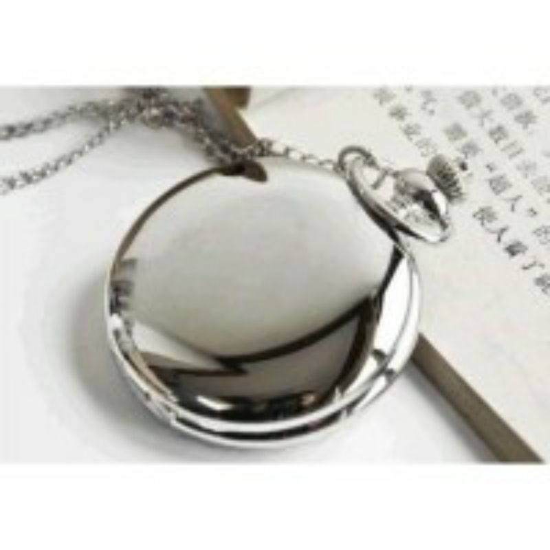 LIONTIN The Best Shiying Huai Table Beautifully Carved Nostalgic Version Classic Pocket Watch - Silver