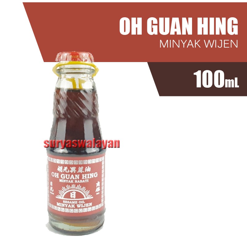 

(cek Deskripsi) Minyak Wijen OH GUAN HING HALAL 100 ml