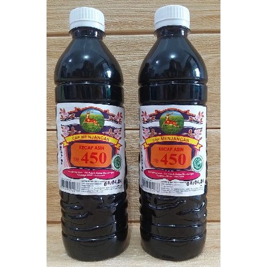 ✔MURAH Kecap Asin Menjangan 450 Halal MUI 600ml / Kecap Menjangan 450 / Kecap Asin