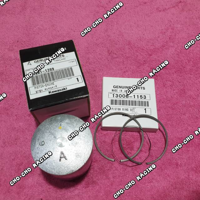 SEHER PISTON KODE A PEN PIN 15 MM SET BLOK 1827 1855 NINJA 150 R RL SS RR OLD NEW ORIGINAL KAWASAKI