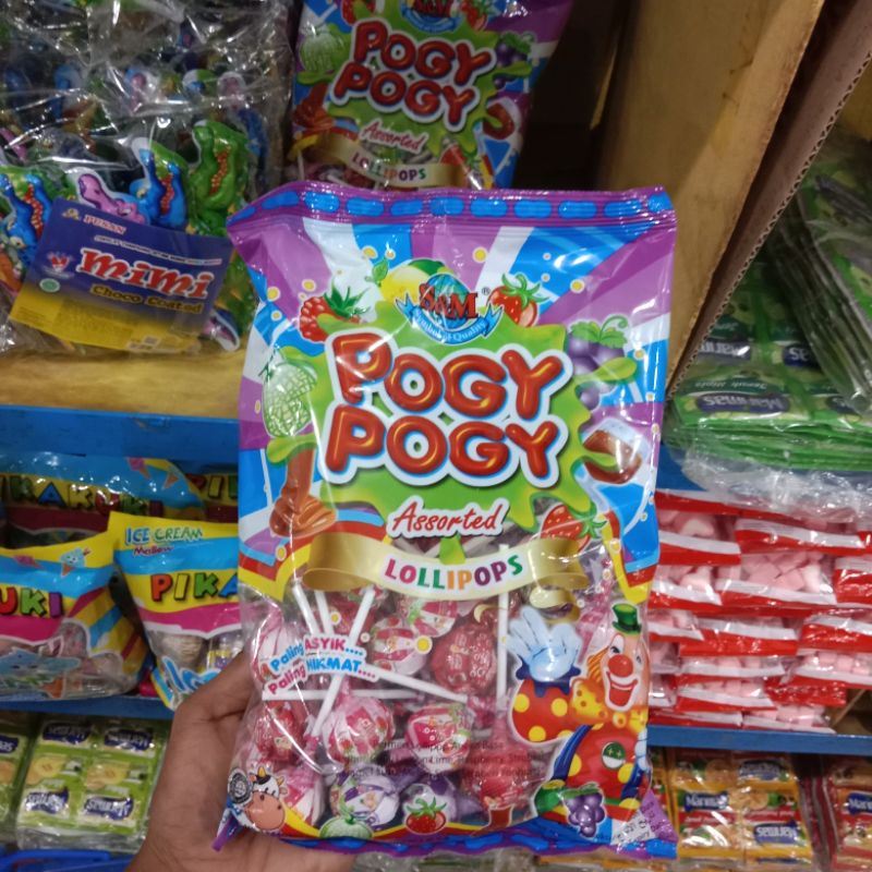 

Yummer l Permen Pogy-Pogy Lolypops Assorted