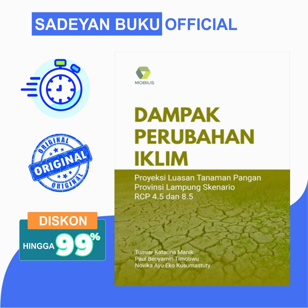 Jual Dampak Perubahan Iklim; Proyeksi Luasan Tanaman Pangan Provinsi ...