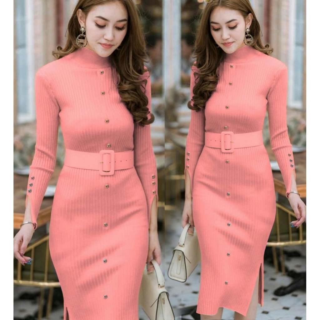 Dress Filka - Baju Wanita - Dress Rajut Wanita Terbaru