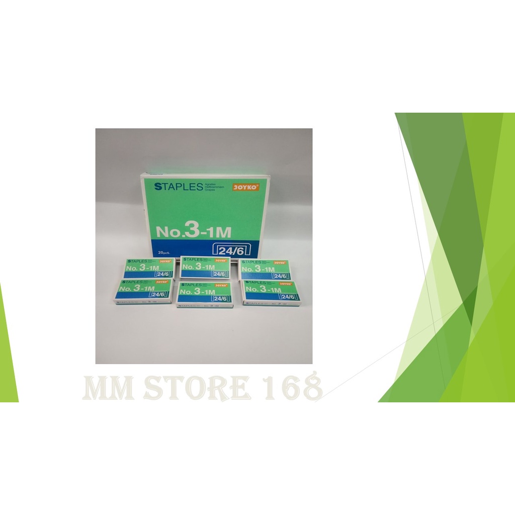 

Isi staples besar No 3 merk Joyko ( isi 20 box kcl )
