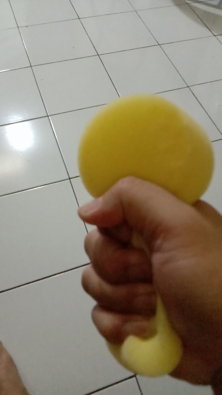 Spon Cuci Mobil Dan Motor Kuning - Busa Spons Sponge Cuci Mobil