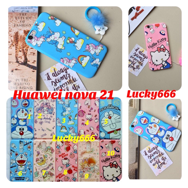 Soft case gambar huawei nova 2i silikon motif huawei nova 2i nova2i