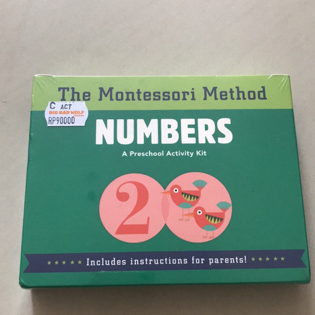 The montessori method numbers