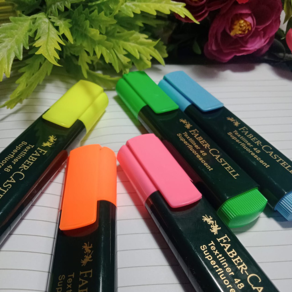 

1x STABILO satu biji Highlighter stabilo Faber-Castell Textliner 48 untuk penanda tulisan