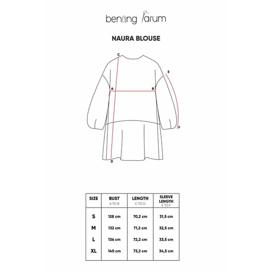 NAURA BLOUSE - BENANG JARUM