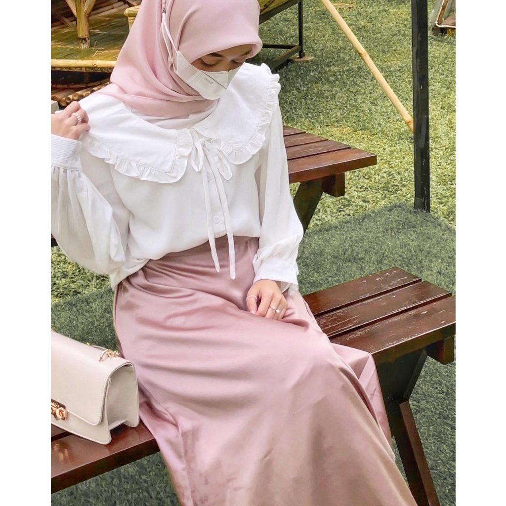 Eloca.co Ha ri Blouse Wanita Atasan Vintage-2
