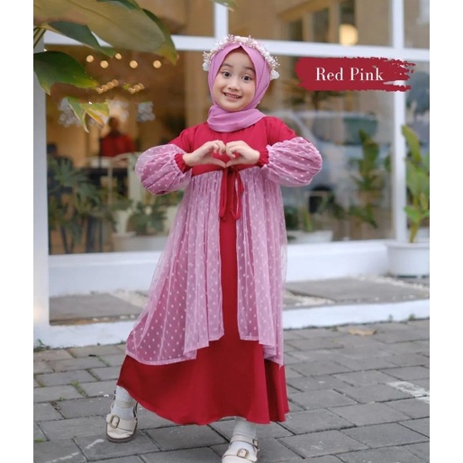 Gamis Anak Perempuan 5-12 Thn Modern Gamis Pesta Gamis Anak Tanggung Gamis Remaja Gamis Modern Gamis Kondangan  FH25