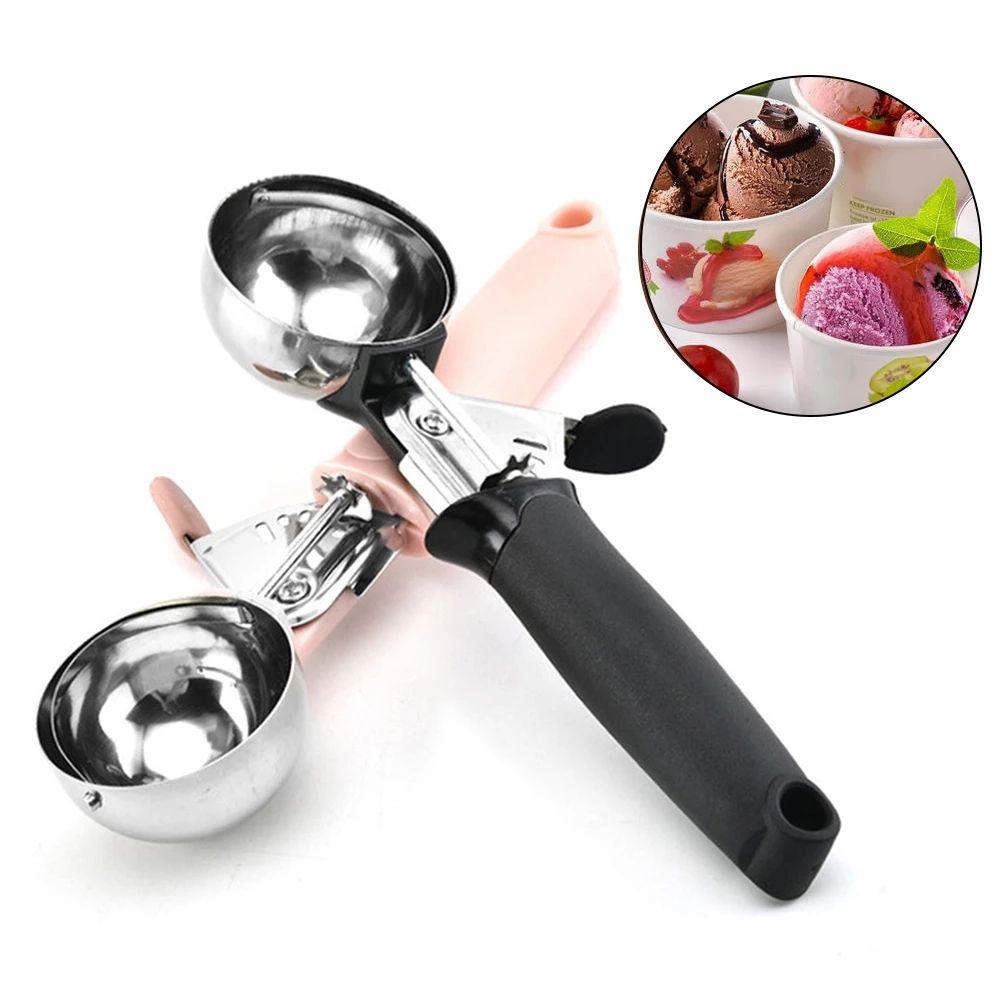 Sendok Scoop Dengan Bahan Stainless Steel Untuk Es Krim / Cookie / Kentang