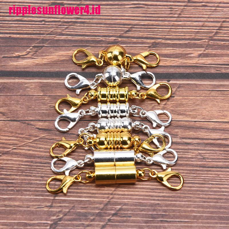 10pcs / lot Clasp Lobster Magnetik Untuk Membuat Perhiasan Handmade DIY