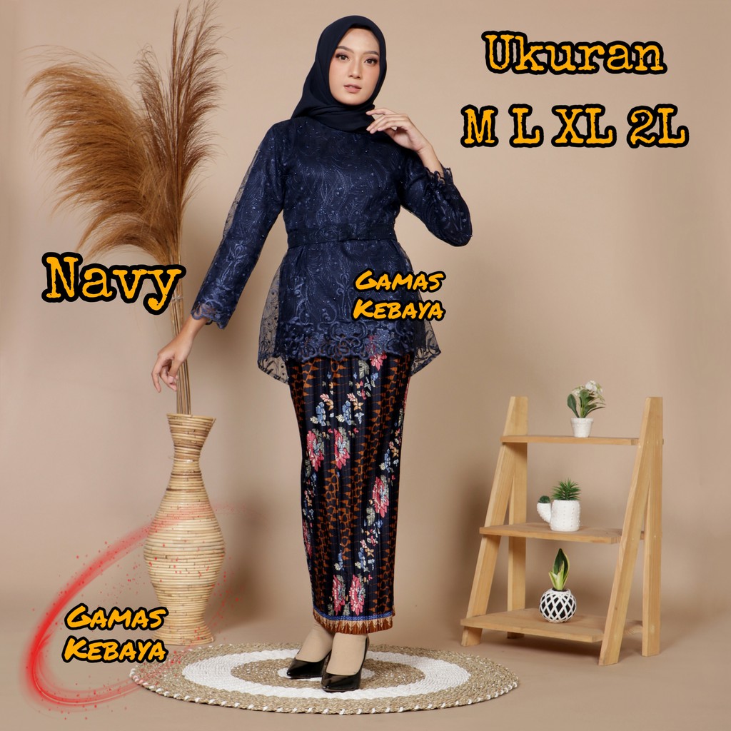 SETELAN KEBAYA AURORA TILE MUTIARA/KEBAYA MODERN/KEBAYA BRUKAT/KEBAYA BROKAT/KEBAYA WISUDA/TERBARU